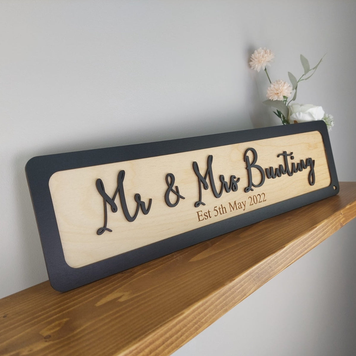 Mr & Mrs orders Sign